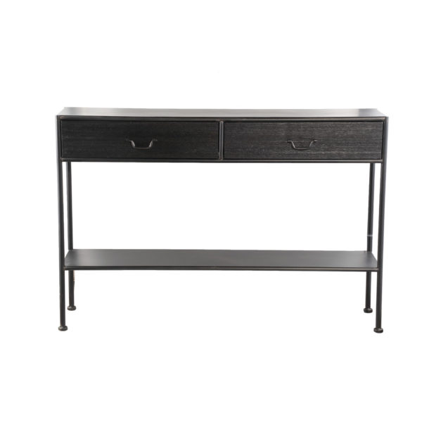 Console bois et métal noir Ray