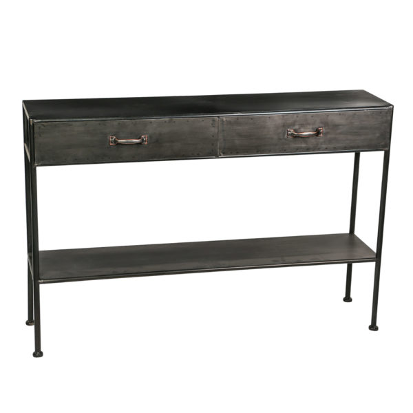 Console métal noir PTMD