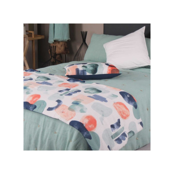 Plaid Anais 130x170 cm vert Ether – Image 2