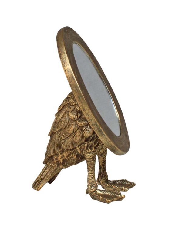 Miroir Sorbiers ovale pieds palmés