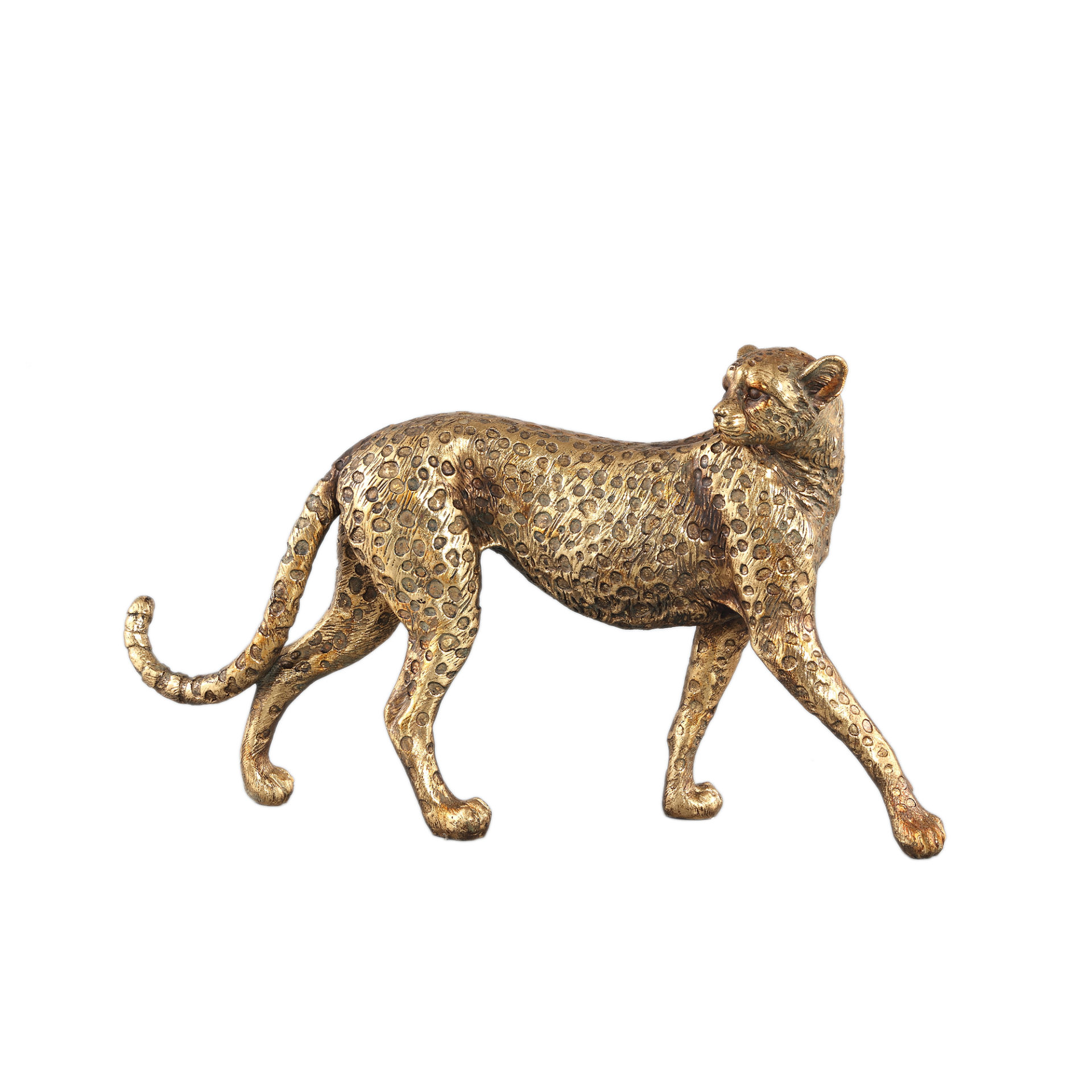 Statue Léopard Gold - My Home Collection