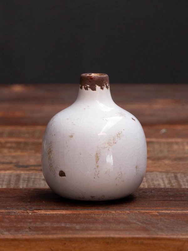 Vase ceramique Blanc 2 - Vase céramique Blanc
