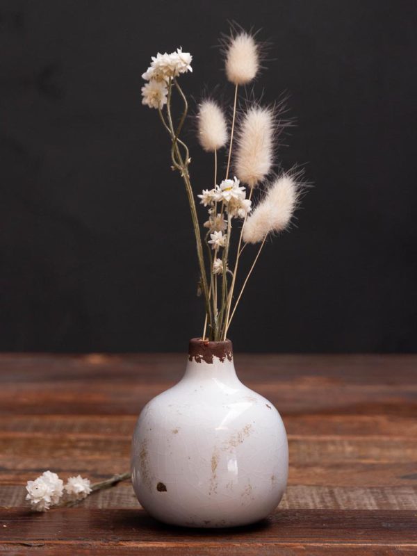 Vase ceramique blanc - Vase céramique Blanc