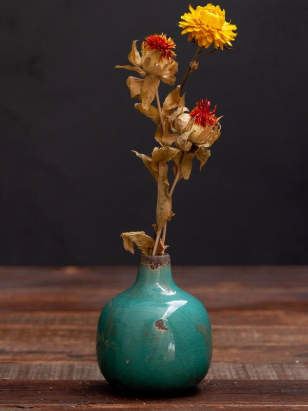 vase ceramique vert deau - Vase céramique vert d'eau