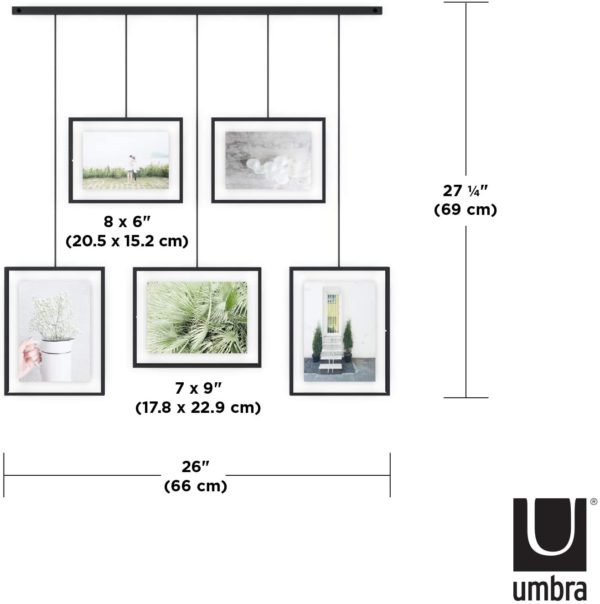 Cadre Exhibit noir Umbra Set de 5 – Image 2