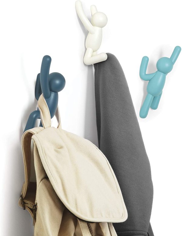 Crochets muraux Buddy bleu UMBRA lot de 3 – Image 2