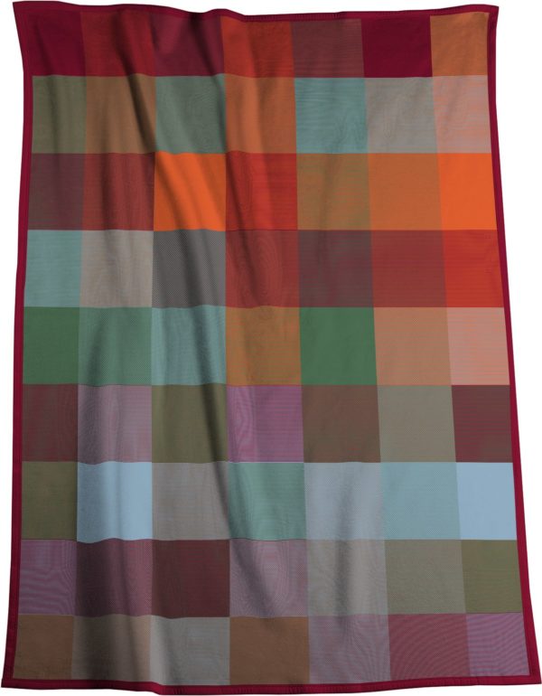- Plaid colour woven 150x200 cm Biederlack