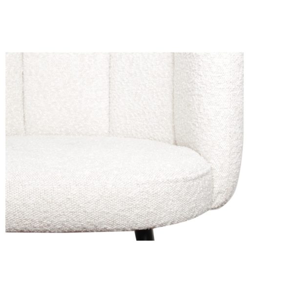 871974353963 2 - Chaise bouclette blanc High Five-lot de 2