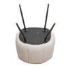 Chaise bouclette blanc High Five-lot de 2 – Image 5