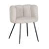 Chaise tissu beige High Five