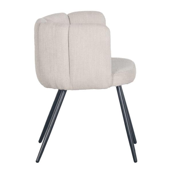 Chaise tissu beige High Five – Image 2