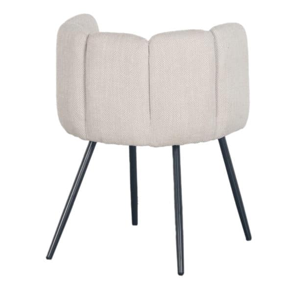 Chaise tissu beige High Five – Image 3