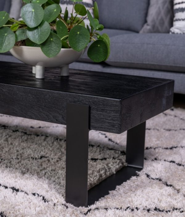 Table basse chene noir Huntington 3 - Table basse Huntington Chêne Noir