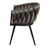 Chaise Wave Velours Gris - En lot – Image 4
