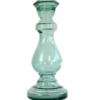 Bougeoir en verre transparent Caidas
