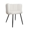 Chaise bouclette blanc High Five-lot de 2