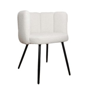 chaise bouclette blanc high five - Meilleures ventes