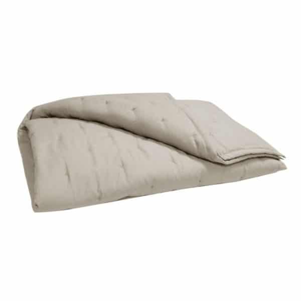 plaid celeste naturel - Couvre lit plaid 150x200 Céleste Naturel