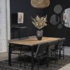 Table de repas en chêne 180 cm Sacramento – Image 3