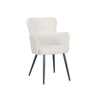 chaise fauteuil bouclette blanc wing - Nouveaux produits