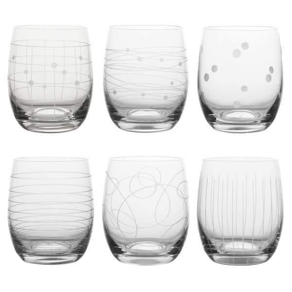 Verre gobelet 30 cl Graphik  Lot de 6