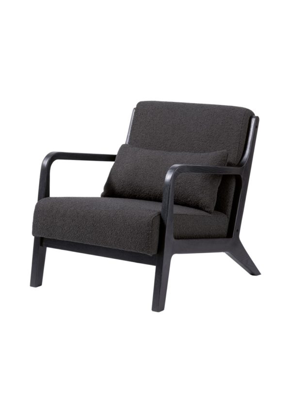 145017 145017 1 - Fauteuil Noir Célina Lifestyle