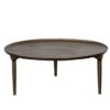 Table basse Allard 90 cm métal antique