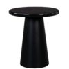 Table basse Utha marbre noir 45 cm