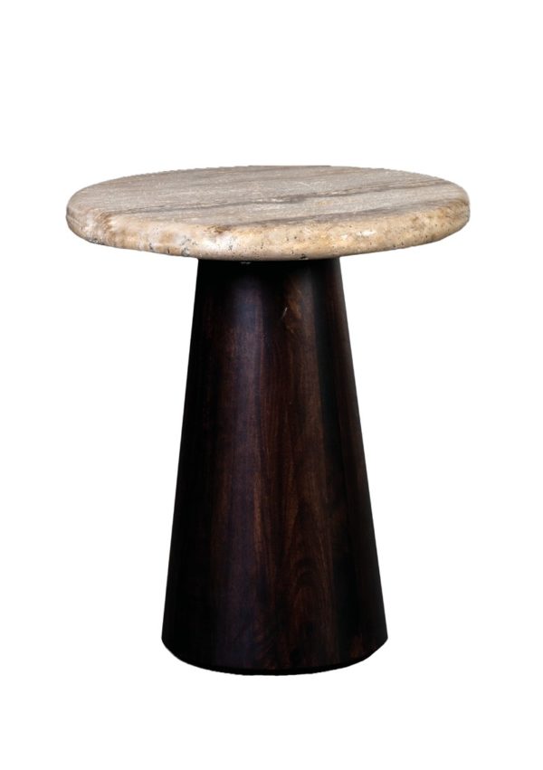 147632 147632 - Table basse Travertin 45 cm Utha