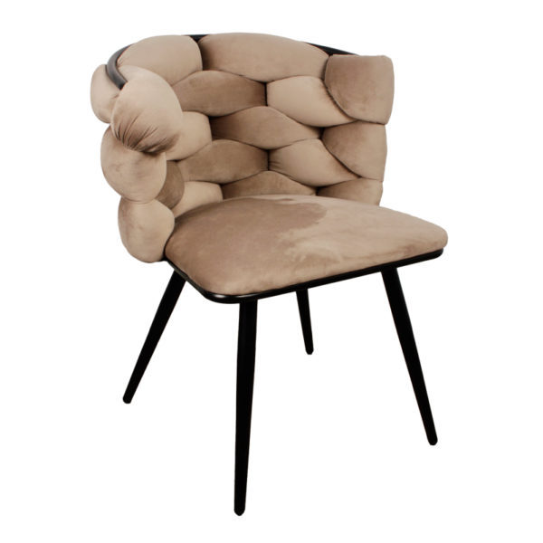 Chaise Rock beige sable - lot de 2