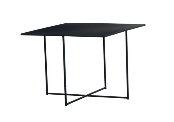 Table basse noir 60 cm Dallas - Table basse Dallas métal 60 cm