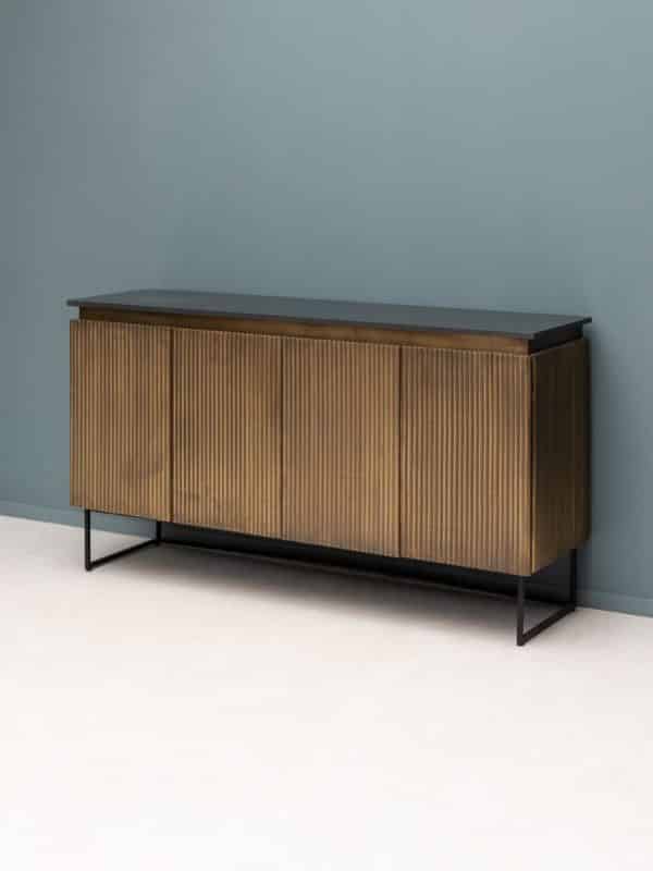 Buffet Jayzee Marbre et Manguier 2 portes – Image 2