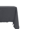Nappe Hono en coton lavé Anthracite