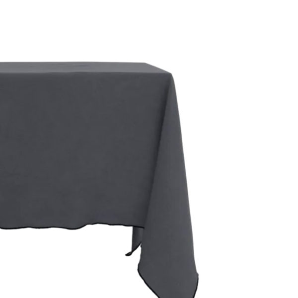 nappe hono en coton gris anthracite vent du sud - Nappe Hono en coton lavé Anthracite