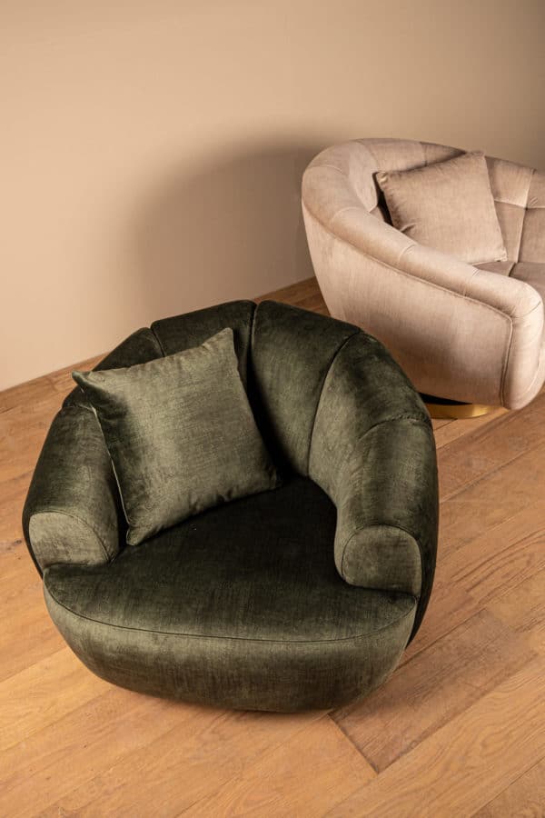 Fauteuil vert Abra PTMD – Image 4
