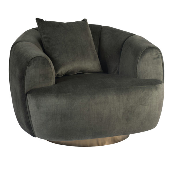 Fauteuil vert Abra PTMD