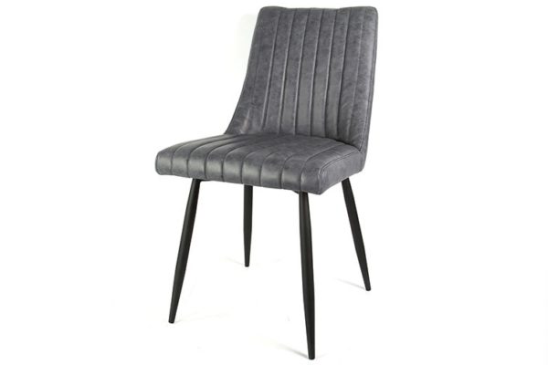 CHAISE REMO GRIS - Chaise Remo Gris - Lot