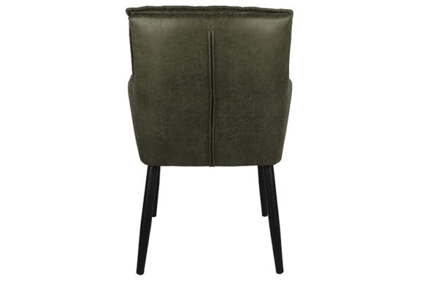 chaise avec accoudoirs Vert Olive eton 3 - Chaise avec accoudoirs Vert olive Eton-Lot