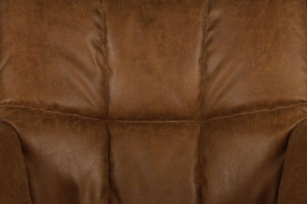 Chaise avec accoudoirs Cognac Eton-Lot – Image 3