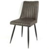 Chaise Remo Anthracite - Lot de 2