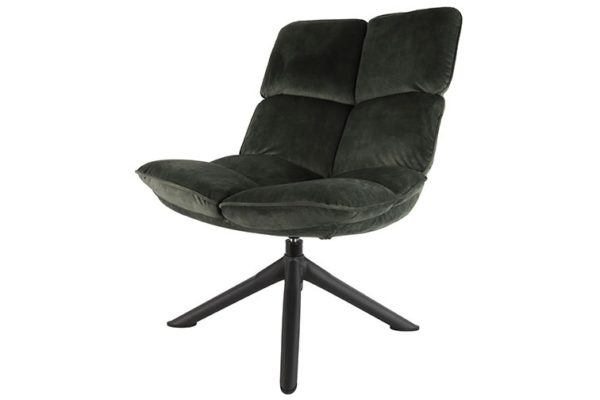 fauteuil relax velours vert - Fauteuil relax velours vert