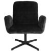 Fauteuil Velours Anthracite Bello – Image 2