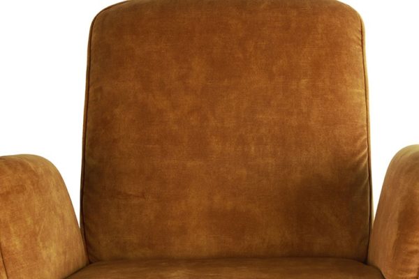 fauteuil velours ocre belle 3 - Fauteuil Velours Ocre Bello