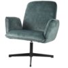 Fauteuil Velours Bleu Bello