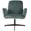 Fauteuil Velours Bleu Bello – Image 2