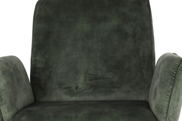 fauteuil velours vert belle 1 - Fauteuil Velours Vert Bello