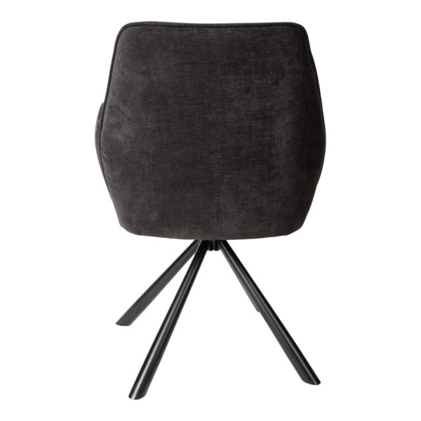 Chaise Rotative Vicky Noir PTMD- Lot de 2 – Image 4