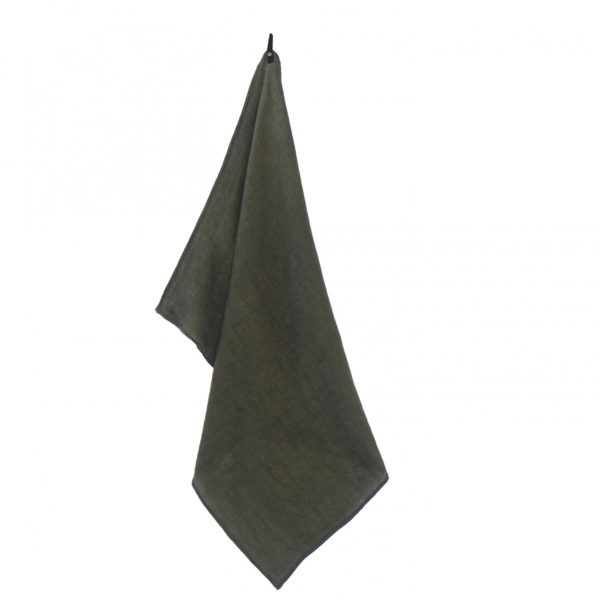 Torchon en lin 50x70 cm Tarmac