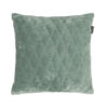Coussin velours vert océan Dascha