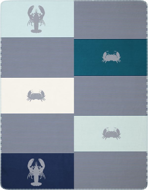 Plaid Lobster Seaside Biederlack